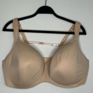 Cacique Smooth‎ Lightly Lined Balconette Bra- Sz 46F